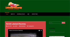 Desktop Screenshot of lakelandraceway.com