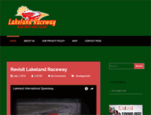 Tablet Screenshot of lakelandraceway.com